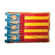 BANDERA DE VALENCIA BORDADO A MANO