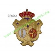 Escudo Bordado A Mano Religiosos 16.5-cm x13.5-cm 