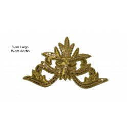 Escudo Bordado A Mano Religiosos 8x15-cm