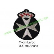 Escudo Bordado A Mano 11-cmx8.5-cm