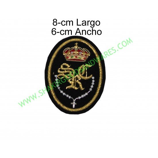 Escudo Bordado A Mano 8-cmx6-cm