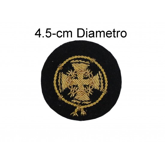Escudo Bordado A Mano 4.5-cm Diametro