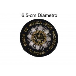 Escudo Bordado A Mano 6.5-cm Diametro