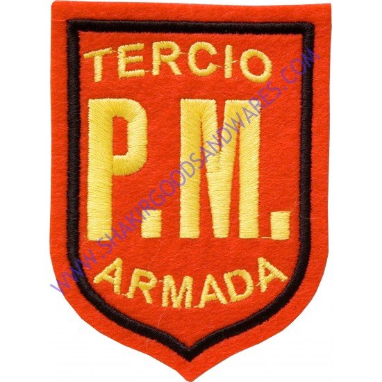 ESCUDO DE TERCIO ARMADA P.M